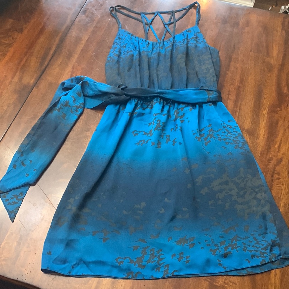 Rebecca Taylor Size 4 Blue Dress